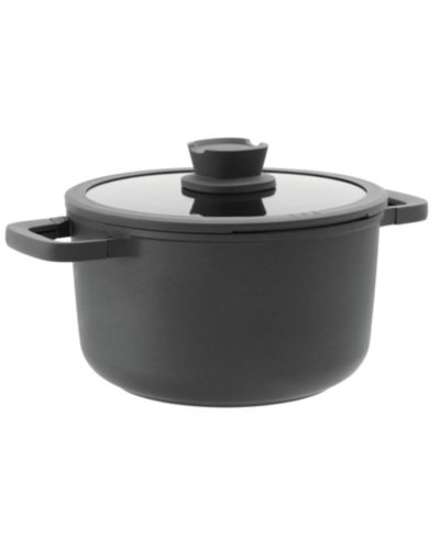 Кастрюля BergHOFF Leo Stone+ Nonstick Ceramic 10", с крышкой, 5.9qt