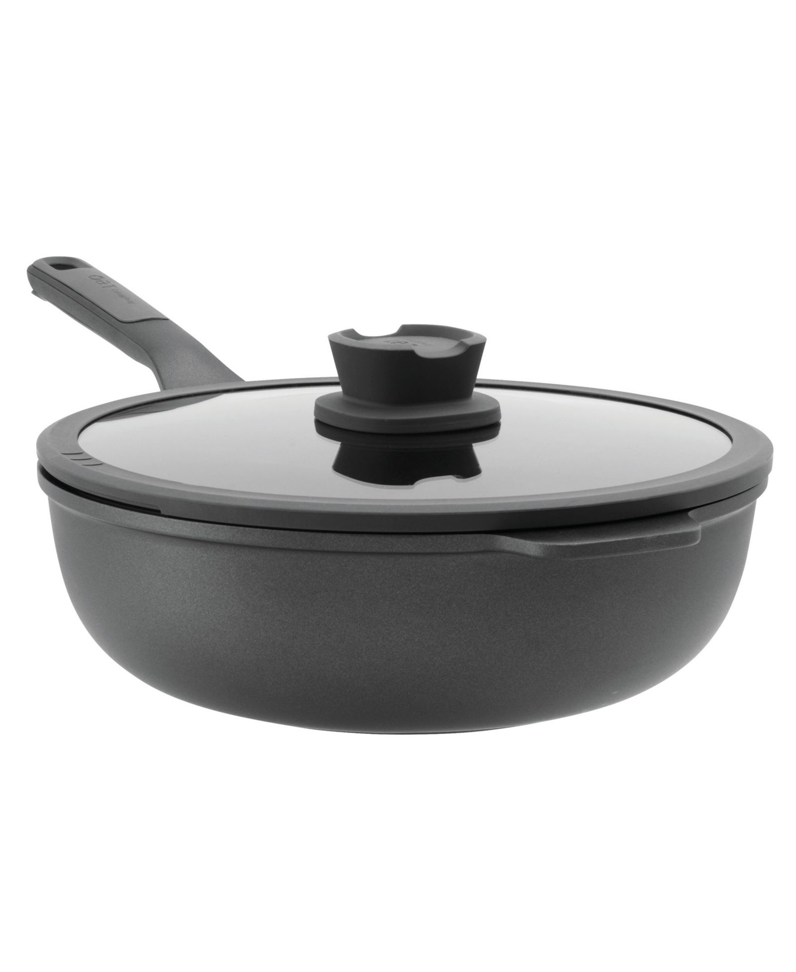 Вок BergHOFF Leo Stone+ Nonstick Ceramic 11" с крышкой 4.6qt
