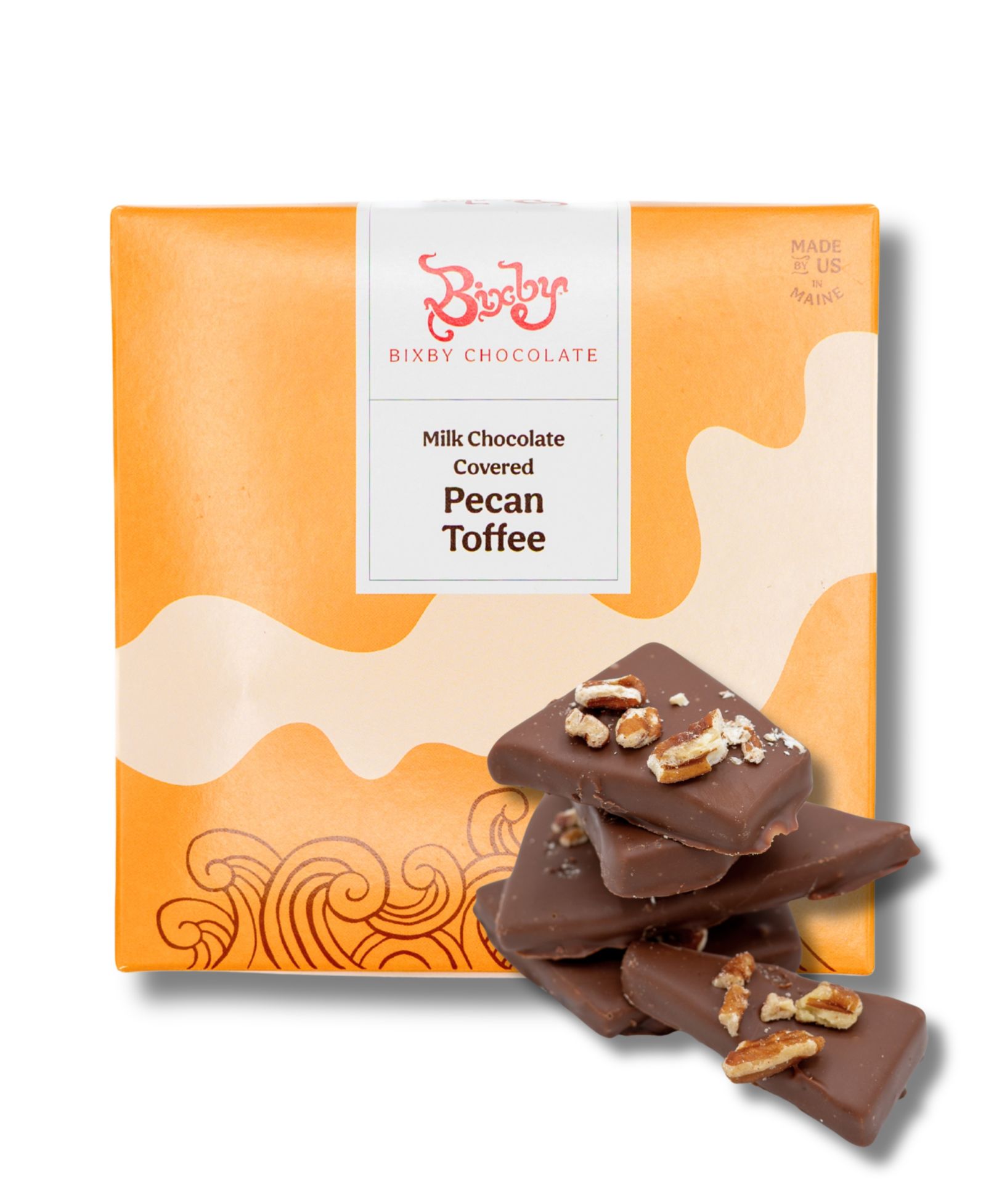 Bixby Chocolate Milk Chocolate Pecan Toffee подарочный набор, 1 lb