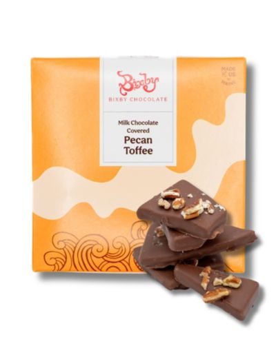 Bixby Chocolate Milk Chocolate Pecan Toffee подарочный набор, 1 lb
