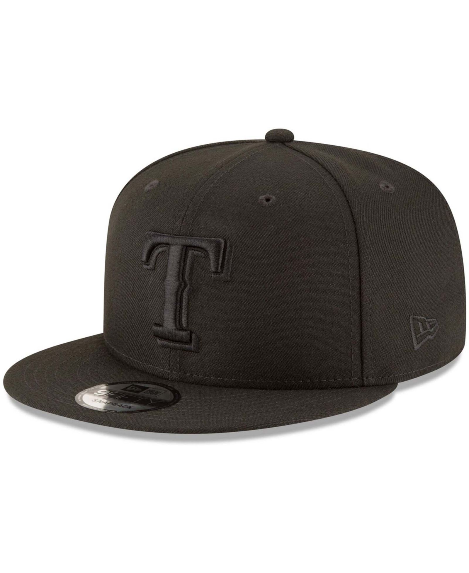 New Era Мужская кепка 9FIFTY Black Texas Rangers Black on Black Adjustable Hat