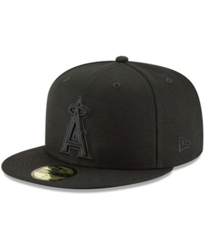 Мужская кепка New Era 59FIFTY Los Angeles Angels Black