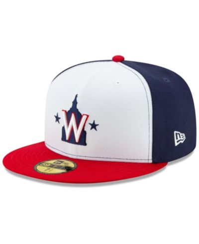 Мужская кепка New Era White Washington Nationals Alternate 2 2020 Authentic Collection On-Field 59FIFTY Fitted