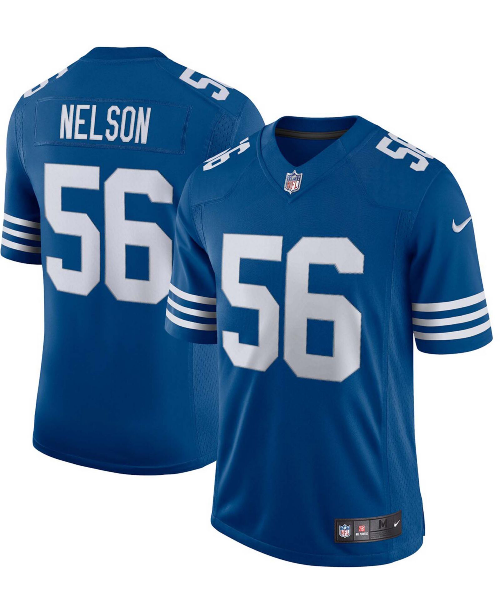 Мужская джерси Nike Quenton Nelson Indianapolis Colts Alternate Vapor Limited