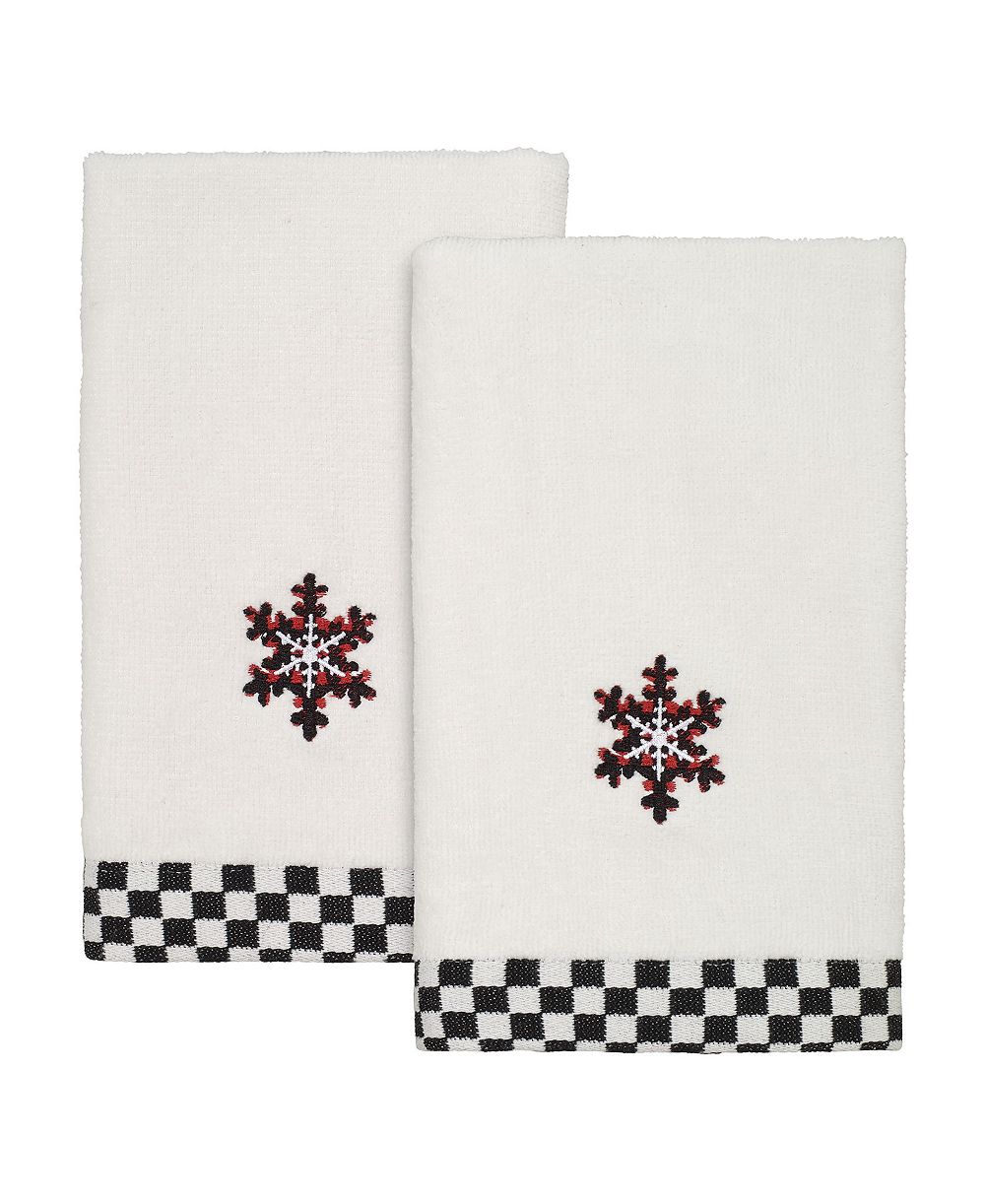 Набор полотенец Avanti Tis the Season Holiday Plaid Fingertip 18" x 12"