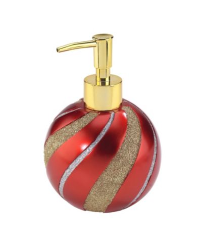 Дозатор для мыла или лосьона Avanti Red Ornament Holiday Resin