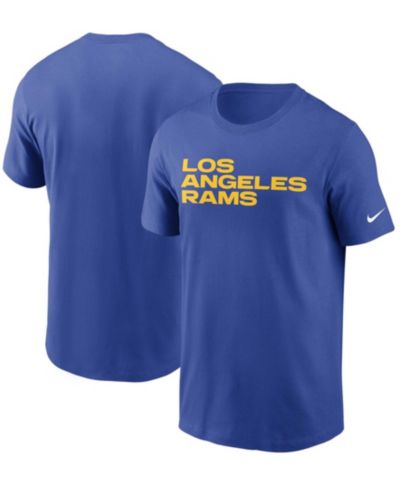 Мужская футболка Nike Royal Los Angeles Rams Team Wordmark