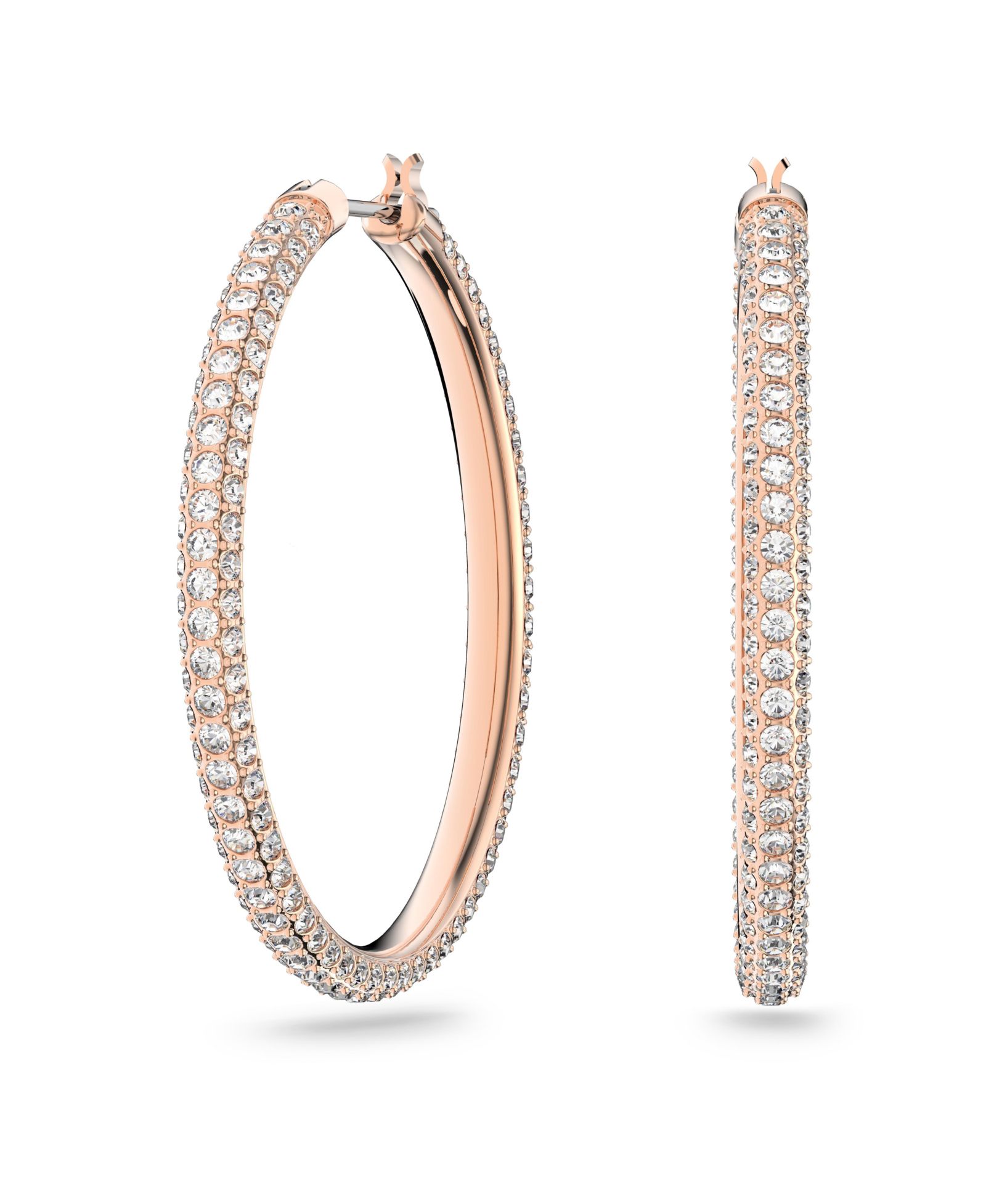Серьги-кольца Swarovski Stone