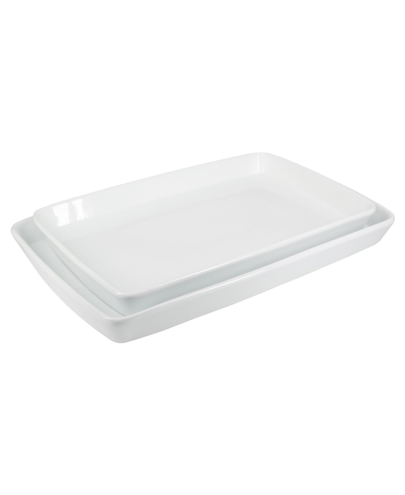 Rectangular Platters, Set of 2
