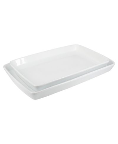 Rectangular Platters, Set of 2
