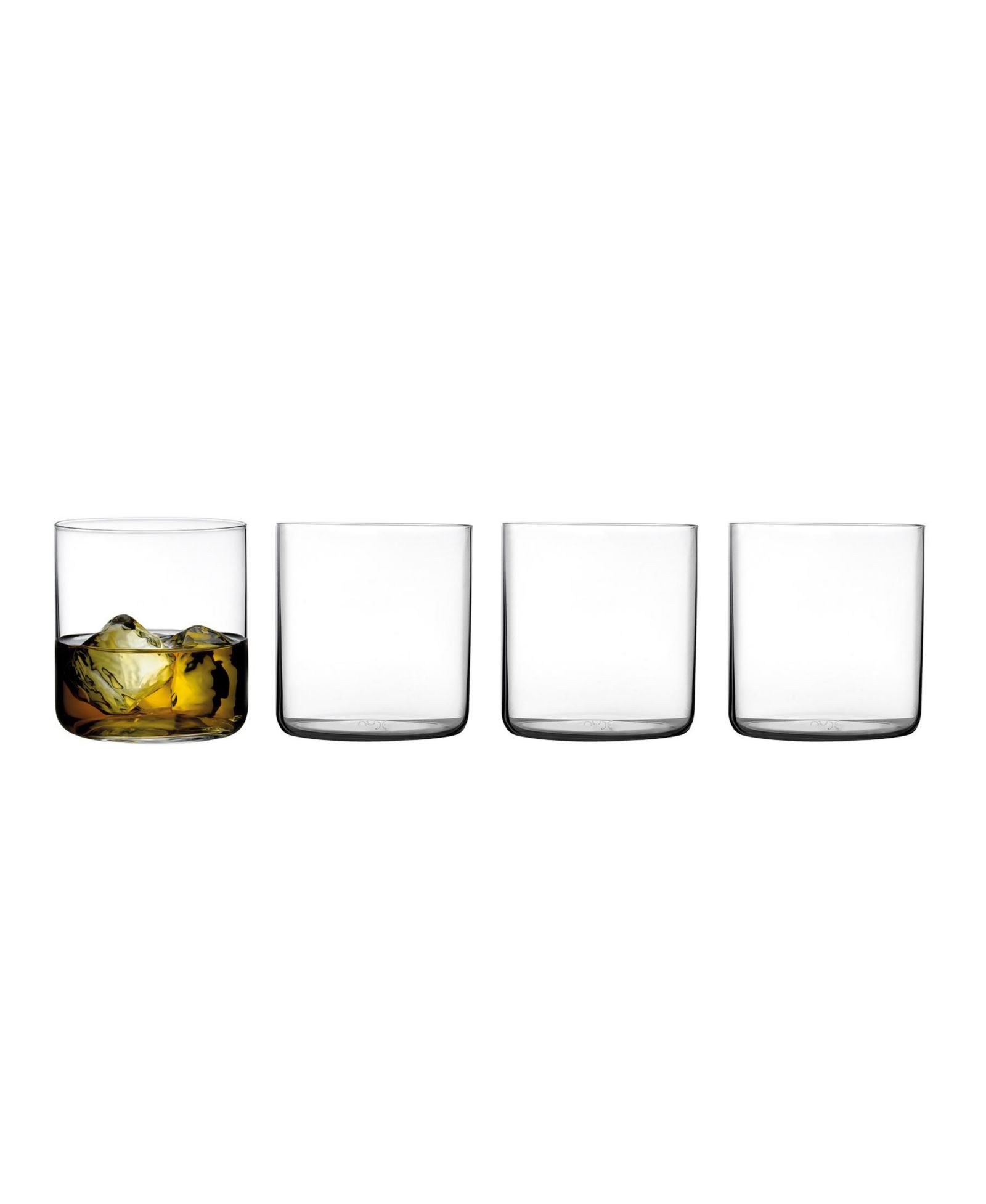 Nude Glass Finesse стаканы для виски Double Old Fashioned, набор из 4 шт