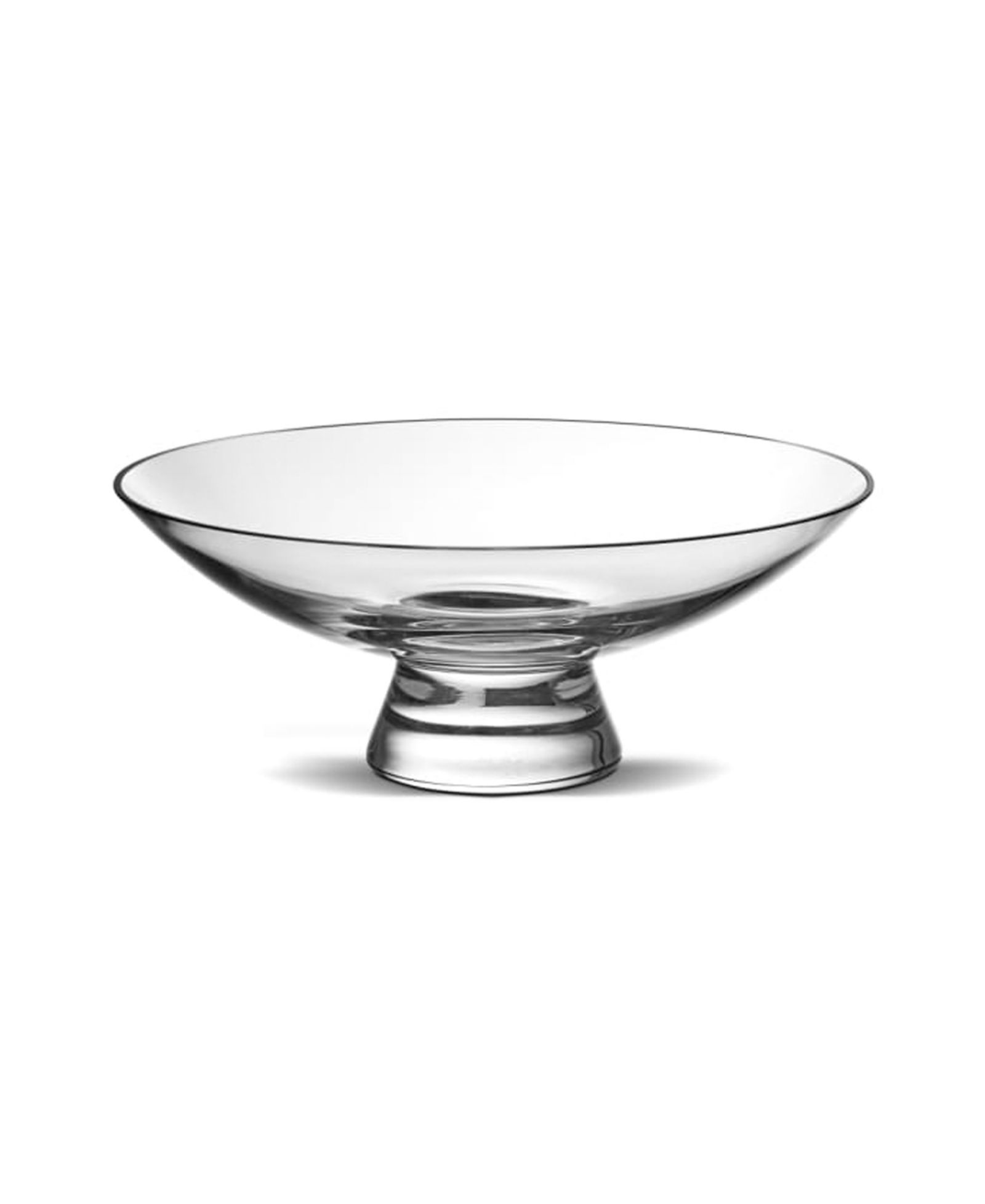 Nude Glass Silhouette Serving Bowl