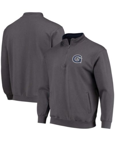 Мужская куртка Colosseum Charcoal Georgetown Hoyas Tortugas Logo Quarter-Zip