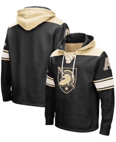Men's Black Army Black Knights 2.0 Lace-Up Pullover Hoodie