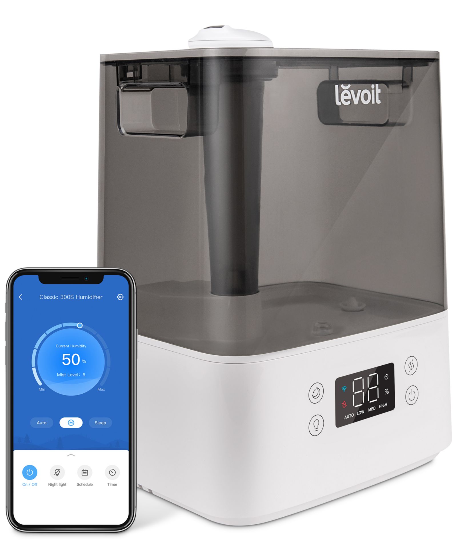 Levoit VeSync Classic 300S ультразвуковой умный увлажнитель воздуха
