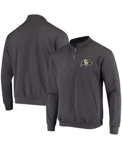 Мужская куртка Colosseum Charcoal Colorado Buffaloes Tortugas Logo Quarter-Zip