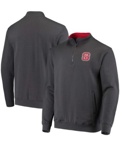 Мужская куртка с молнией на четверть NC State Wolfpack Tortugas Logo, цвет Charcoal