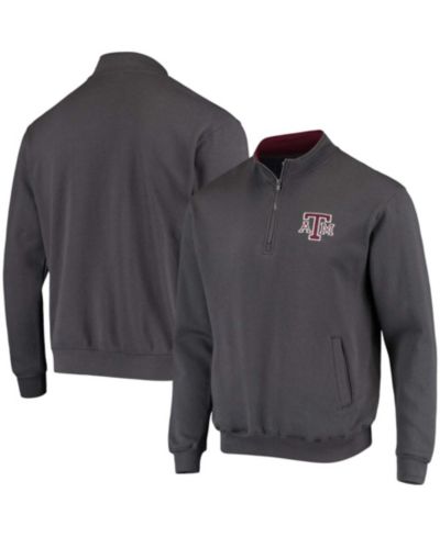 Мужская куртка Colosseum Charcoal Texas A&M Aggies Tortugas Logo Quarter-Zip
