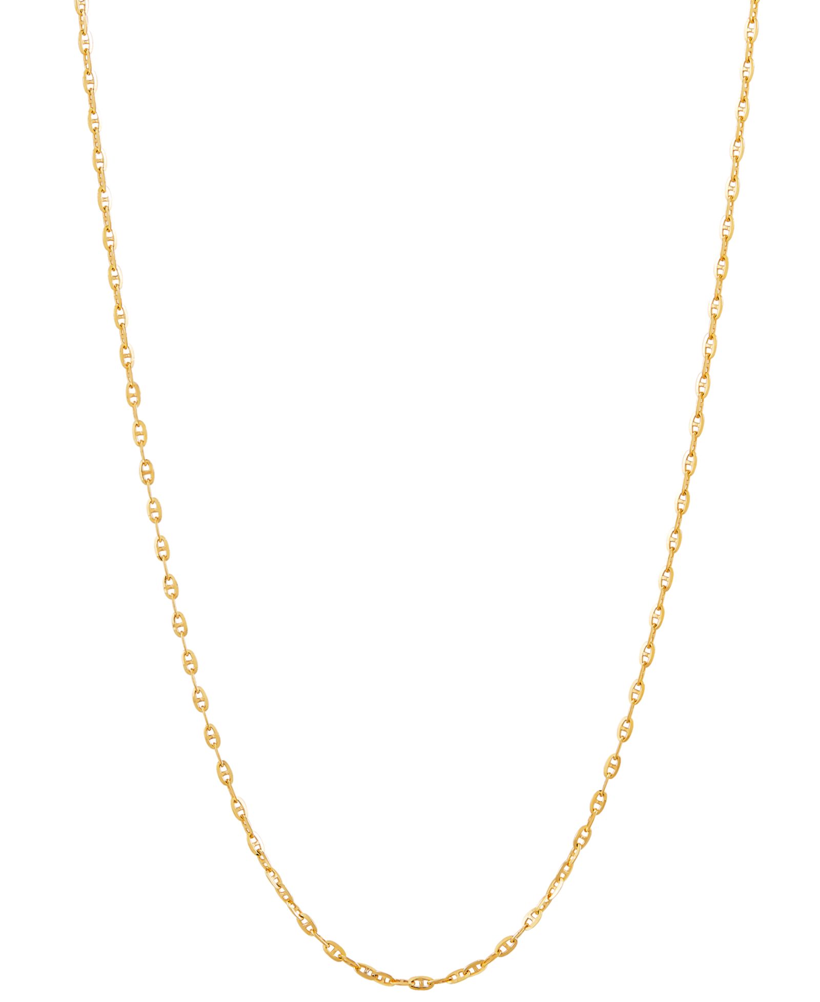 Italian Gold цепь-ожерелье Mariner Link из золота 10k 16"