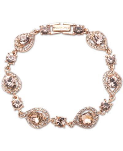 Givenchy браслет Pear-Shape Crystal Orbital Flex