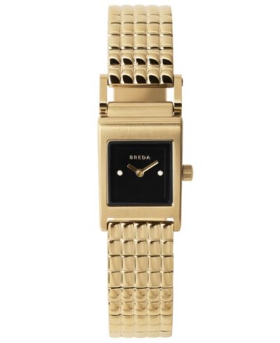BREDA Women's 'Revel' Gold Stainless Steel Bracelet Watch, 18mm