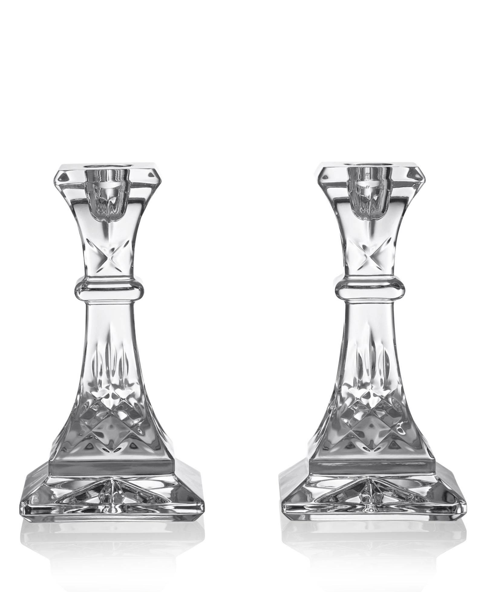Waterford Lismore Candlestick 6" Set of 2