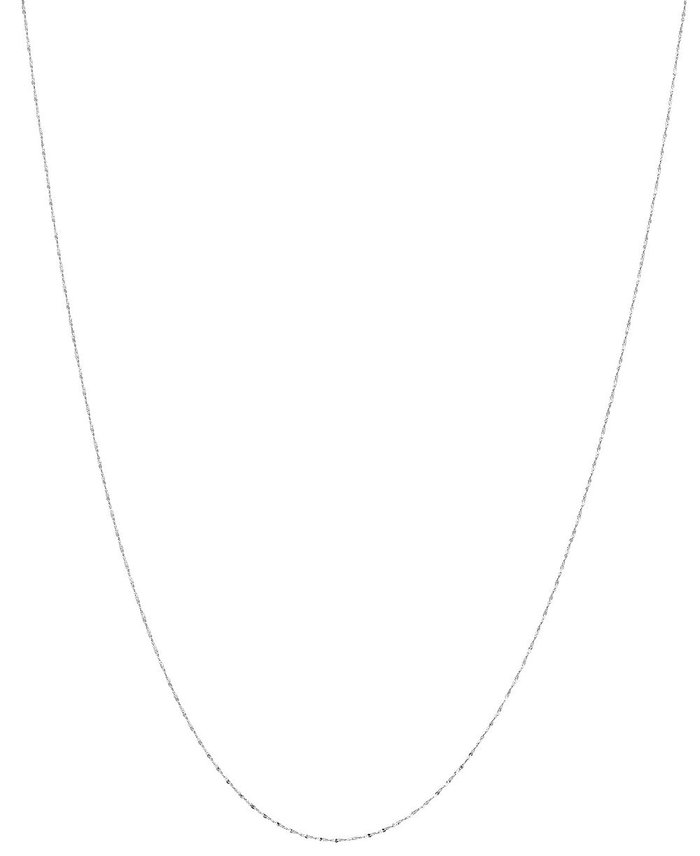 Цепочка Giani Bernini 16" Square Bead Fancy Link в позолоченном стерлинговом серебре, 1.25mm