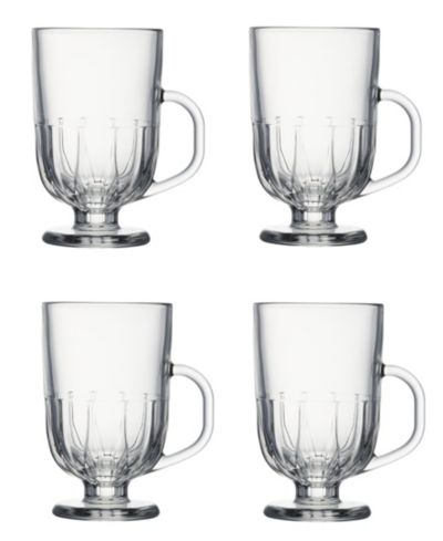 La Rochère Flore 10 Ounce Coffee Mug, Set of 4