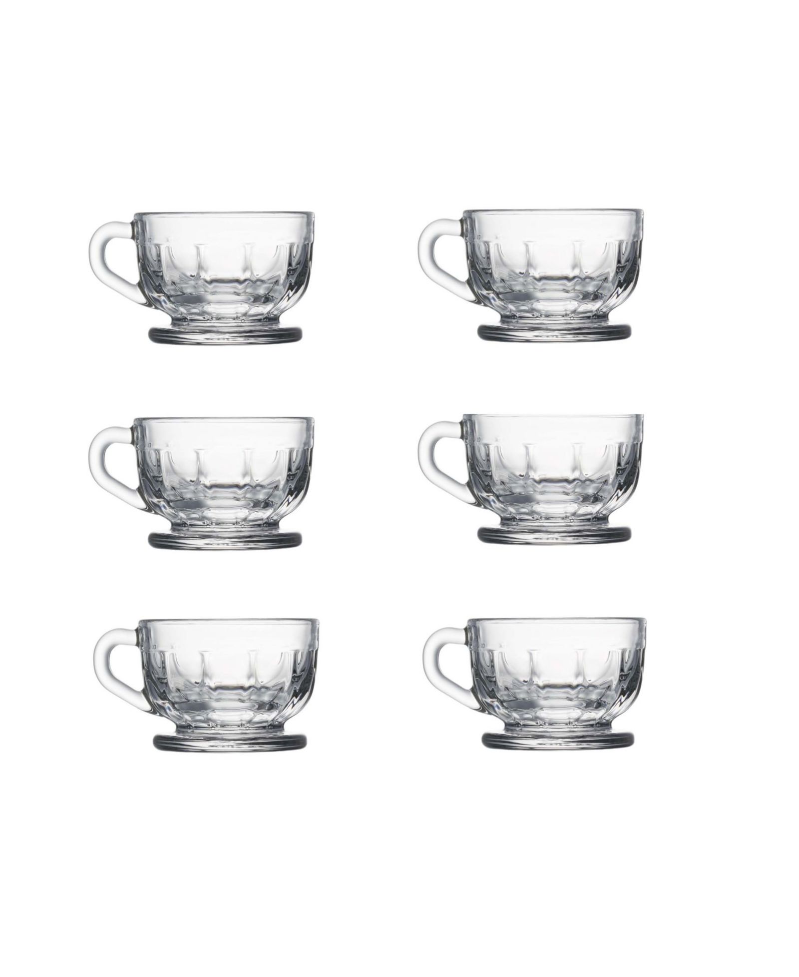 La Rochère Flore 3.5 Ounce Espresso Cup, Set of 6
