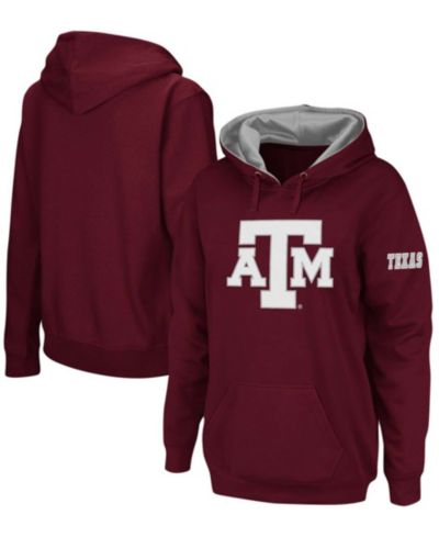 Женское худи с большим логотипом Texas A&M Aggies, бордовое