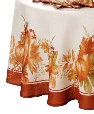 Villeroy & Boch Скатерть круглая Autumn Pumpkin Grove Fall, 70"