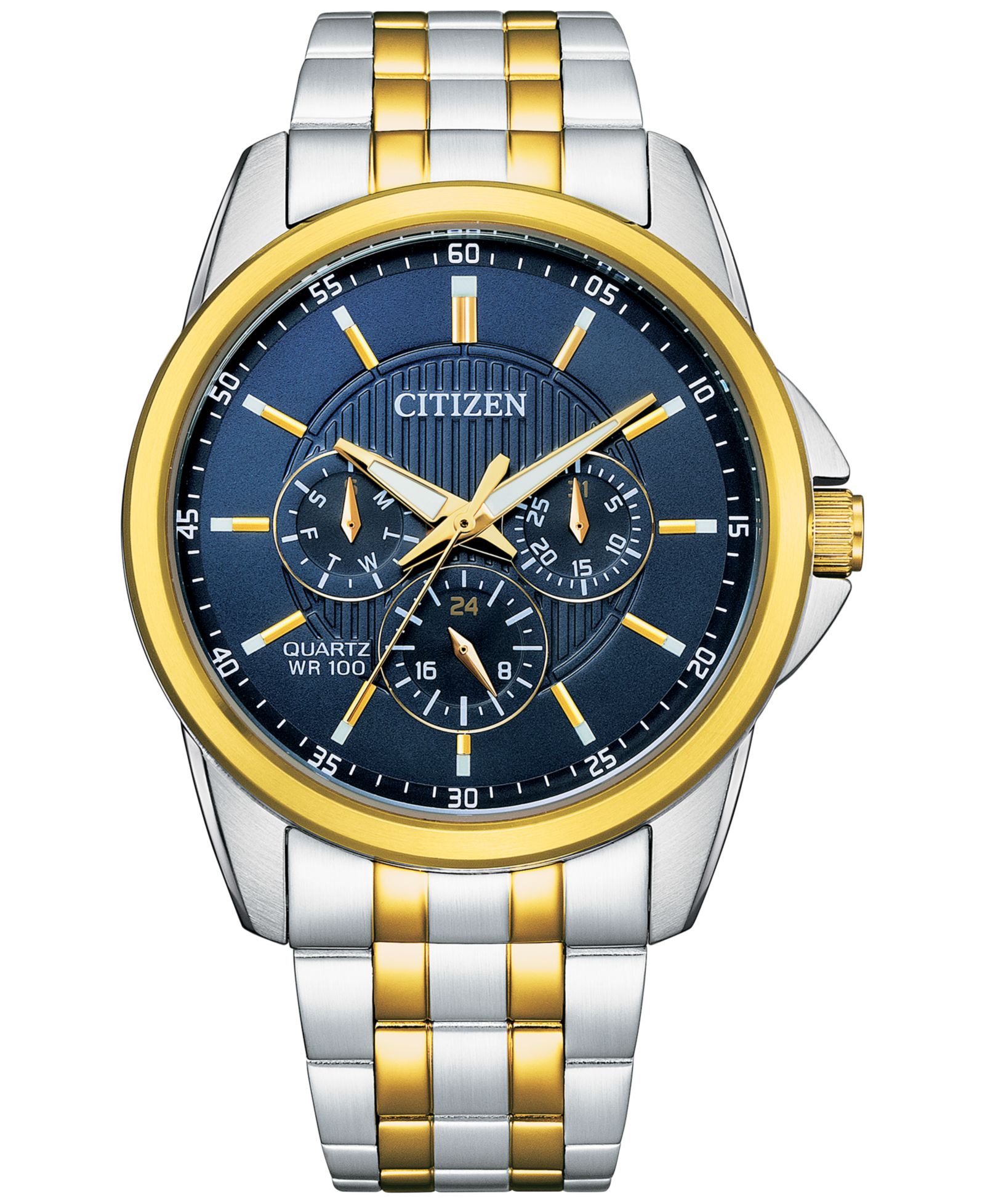 Мужские часы Citizen Two-Tone Stainless Steel Bracelet 42mm