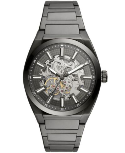 Мужские часы Fossil Everett Gray Stainless Steel, 42mm
