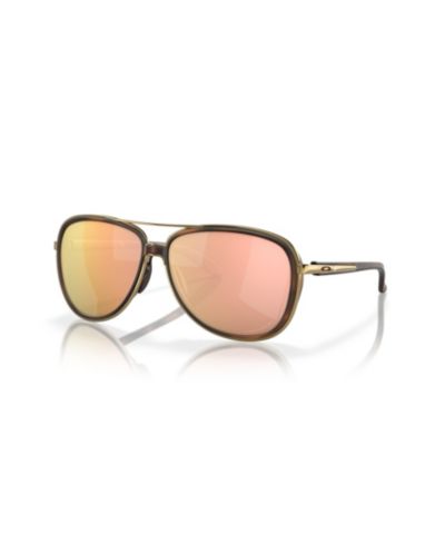 Oakley Женские поляризованные солнцезащитные очки Split Time OO4129