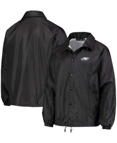 Мужская ветровка Dunbrooke Philadelphia Eagles Coaches Classic Raglan, черная, на кнопках