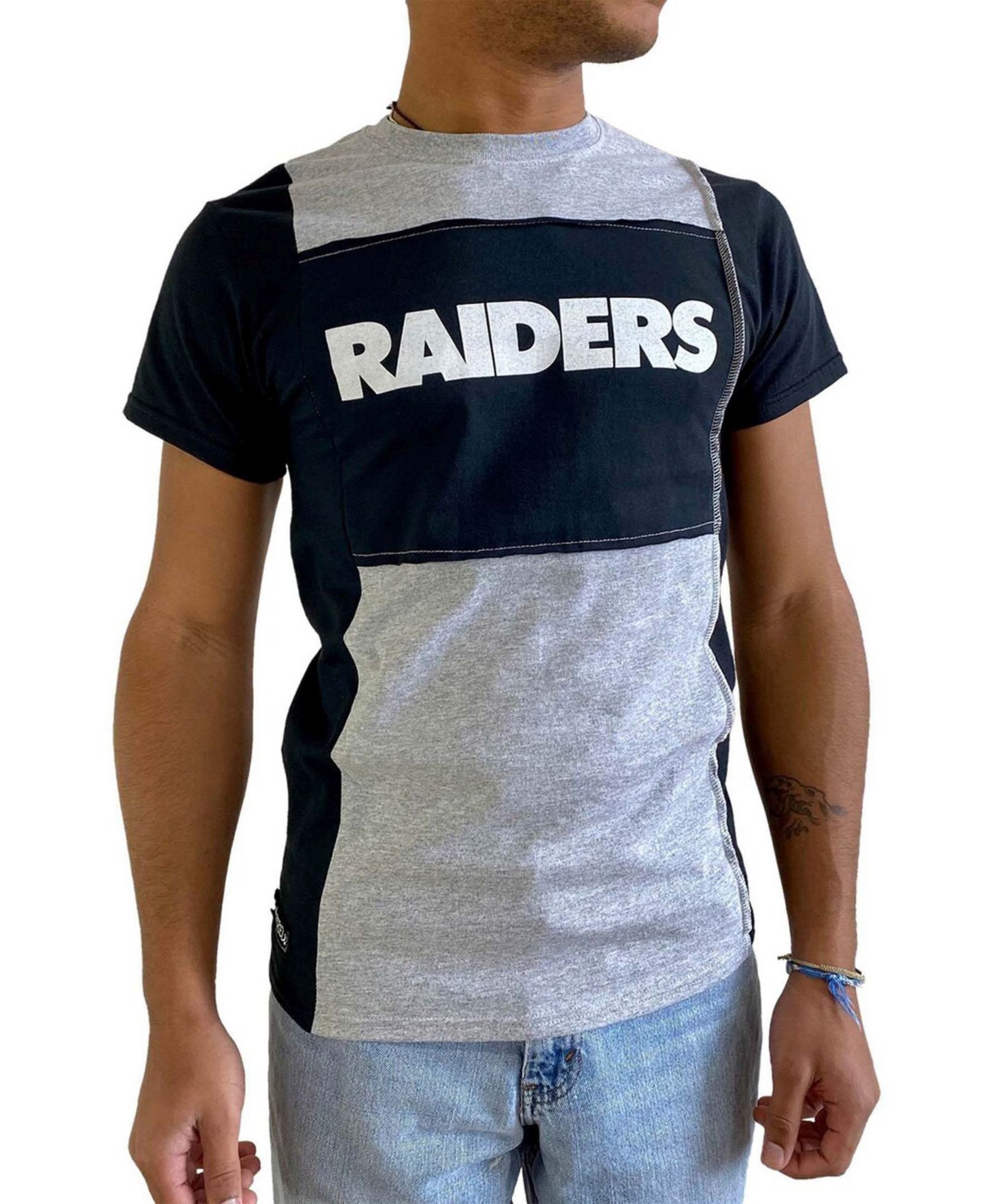 Мужская футболка Refried Apparel Las Vegas Raiders Split