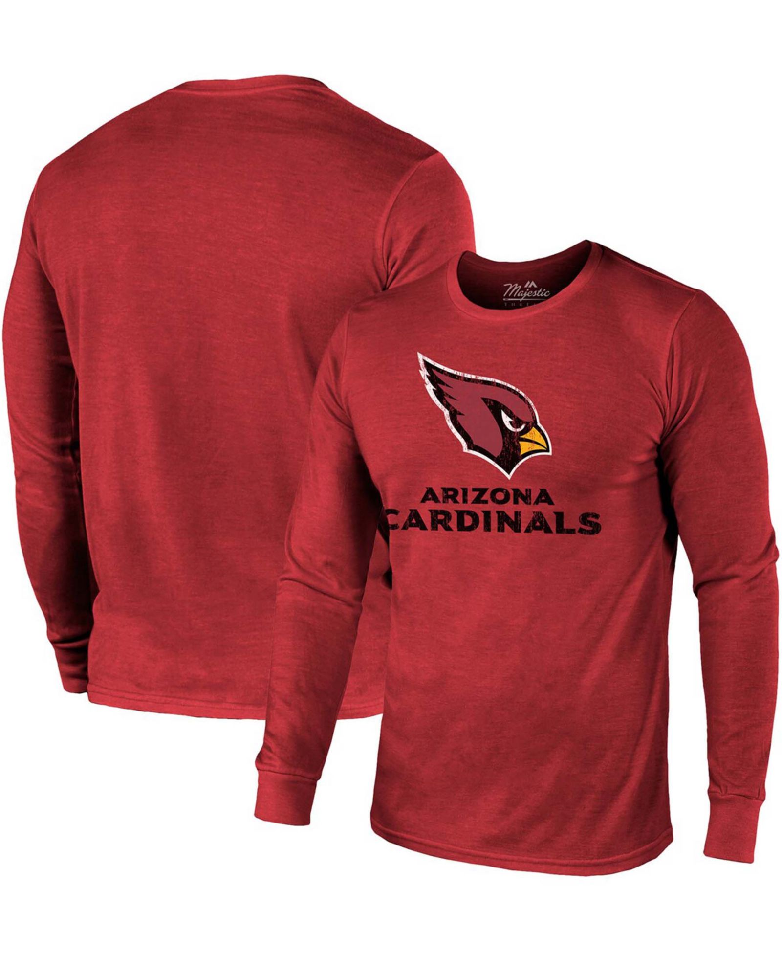 Лонгслив Majestic Arizona Cardinals Lockup Tri-Blend