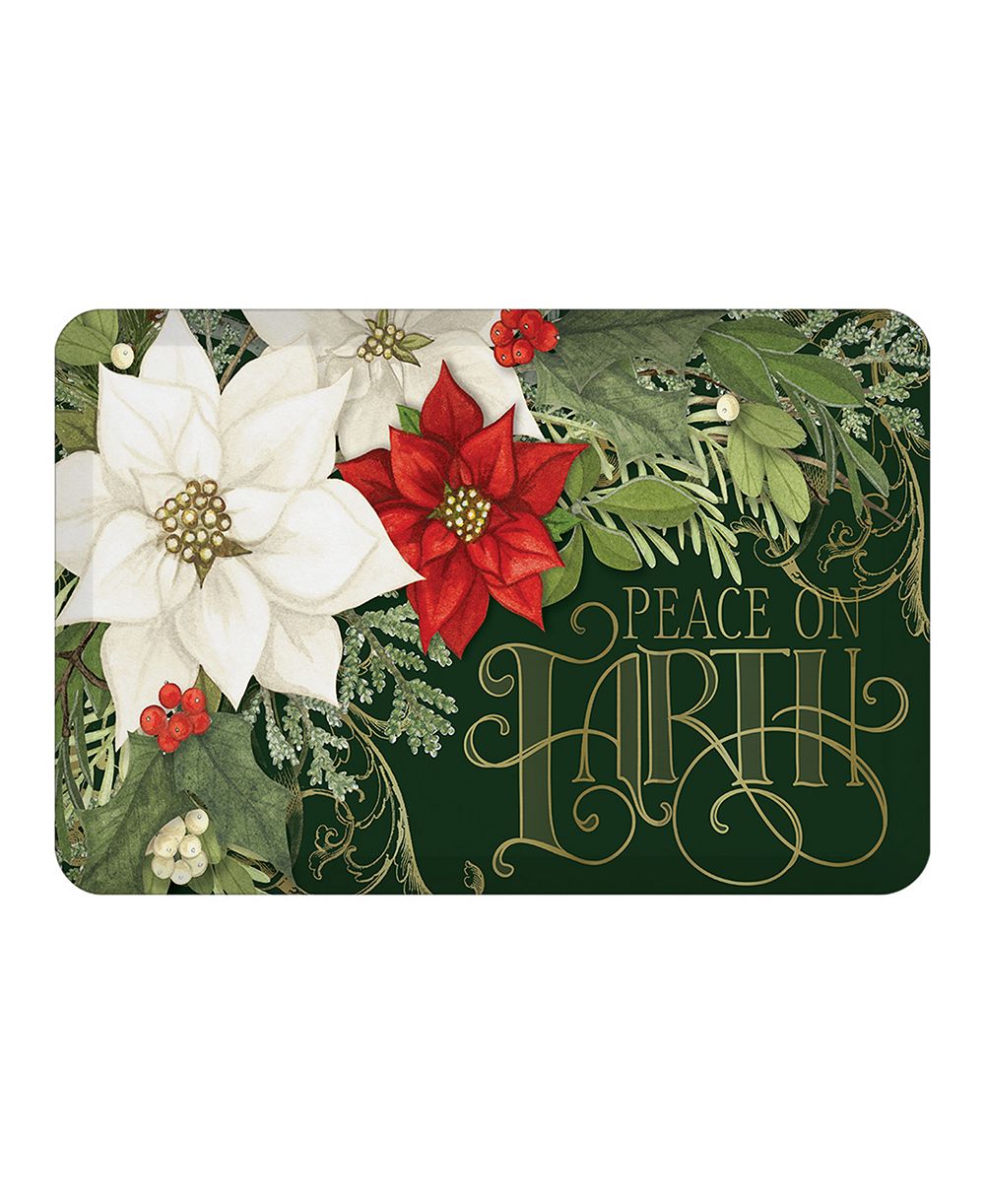 Laural Home рождественский кухонный коврик Elegance, 20" x 30"
