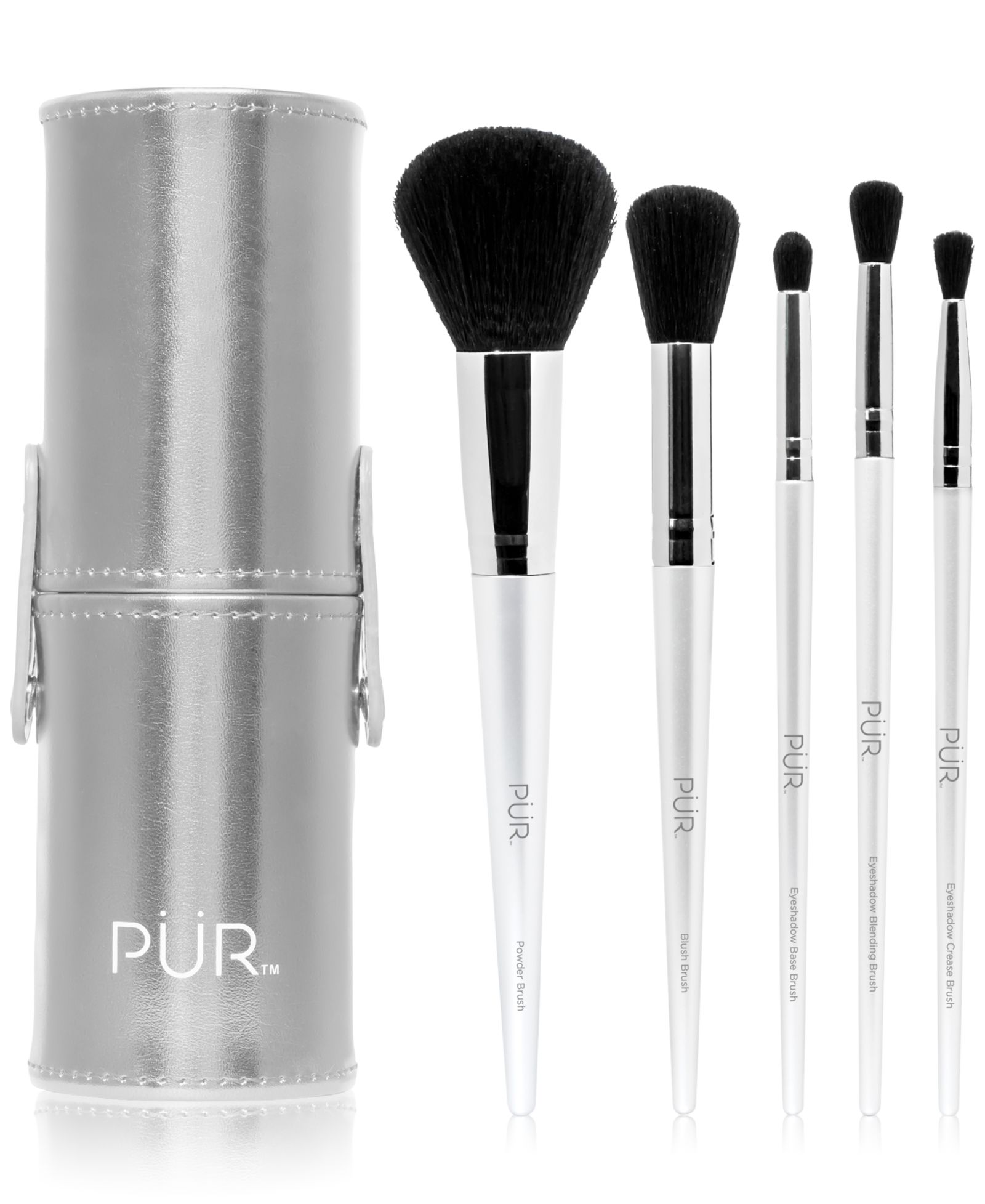 PÜR 5-Pc. Brush Set with Holder