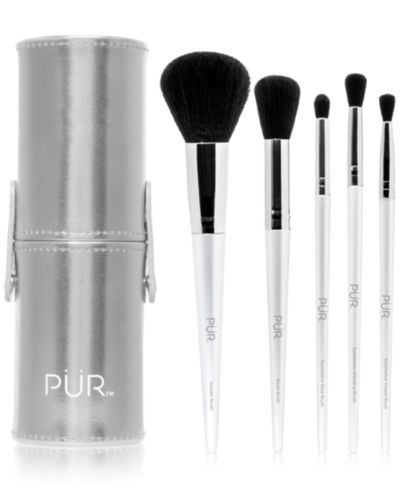 Набор кистей PÜR 5-Pc. Brush Set with Holder