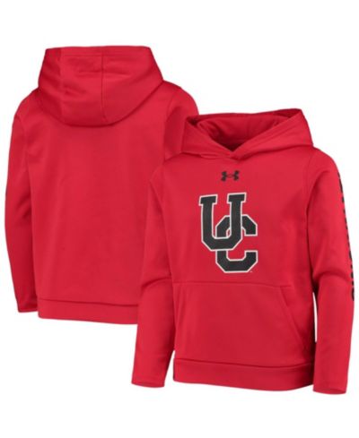 Under Armour Детское худи из флиса Red Cincinnati Bearcats 2-Hit Pullover