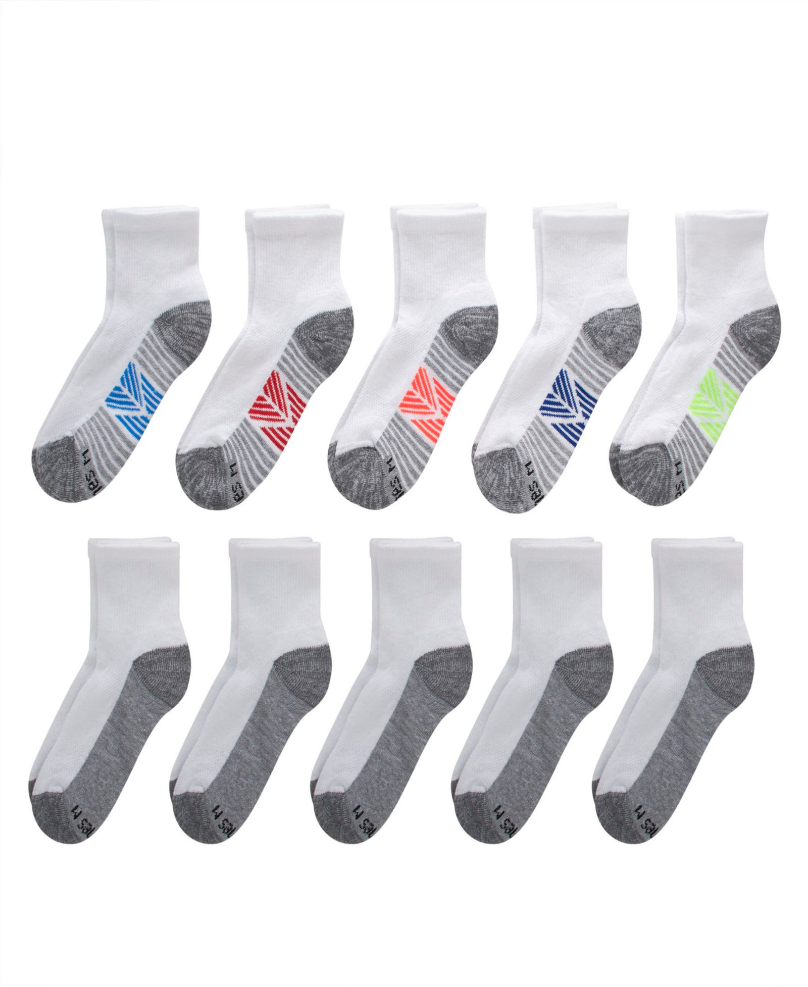 Big Boys Ultimate Ankle Socks, Pack of 10