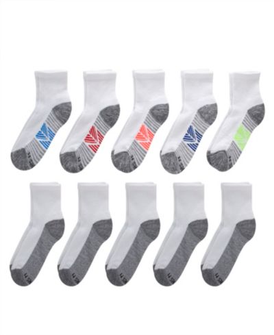 Big Boys Ultimate Ankle Socks, Pack of 10