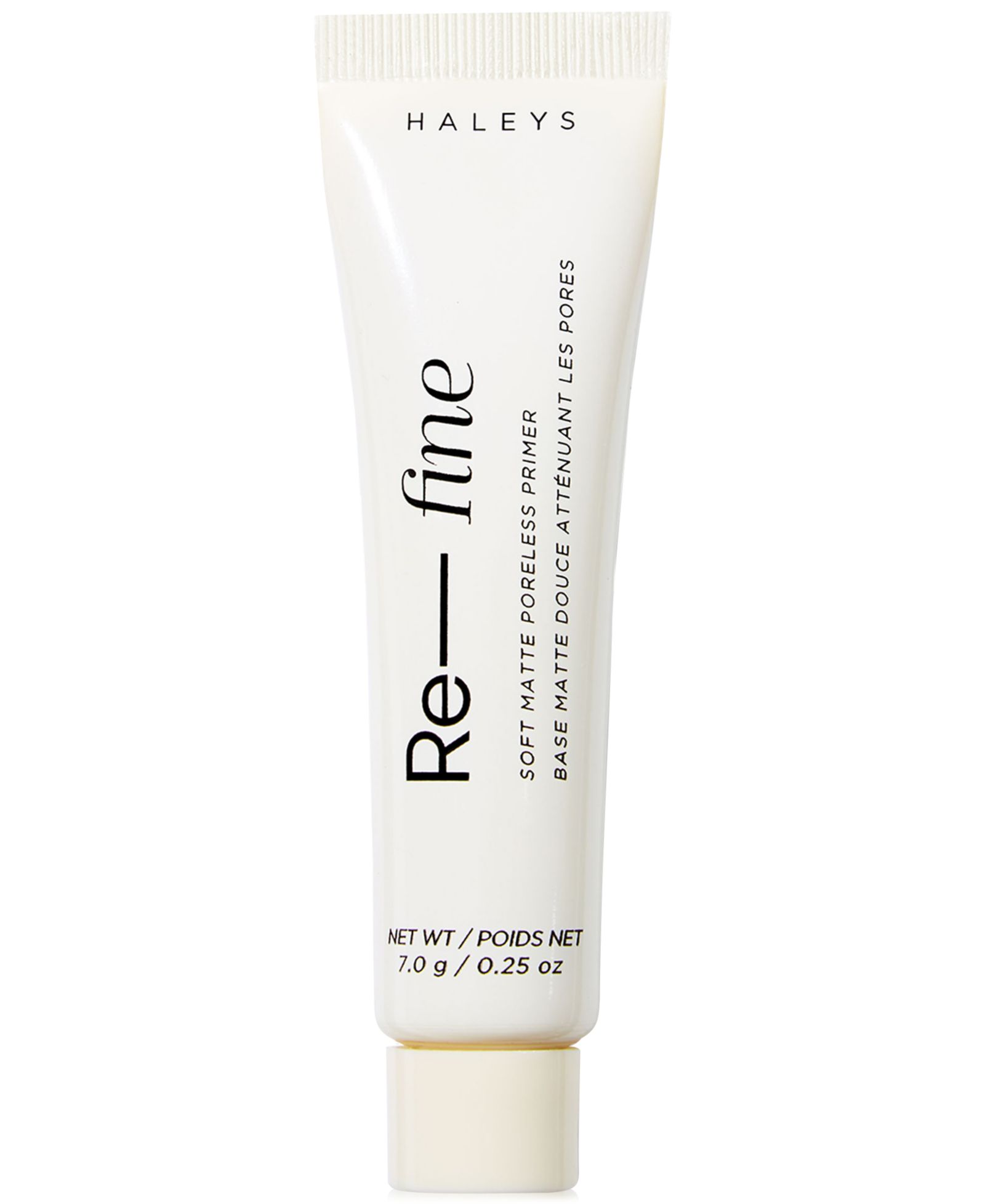 HALEYS Beauty Re-Fine Soft Matte Poreless Primer, 0.25 oz.
