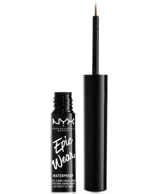 NYX Professional Makeup Жидкая подводка для глаз Epic Wear Metallic Long-Lasting
