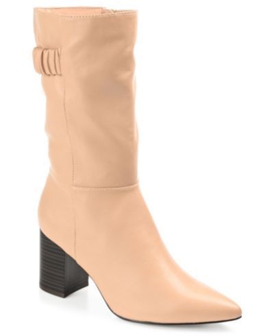 Женские ботильоны Journee Collection Wilo Wide Calf Block Heel