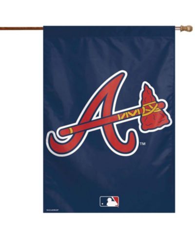 Флаг для дома Atlanta Braves с большим логотипом, 28" x 40"