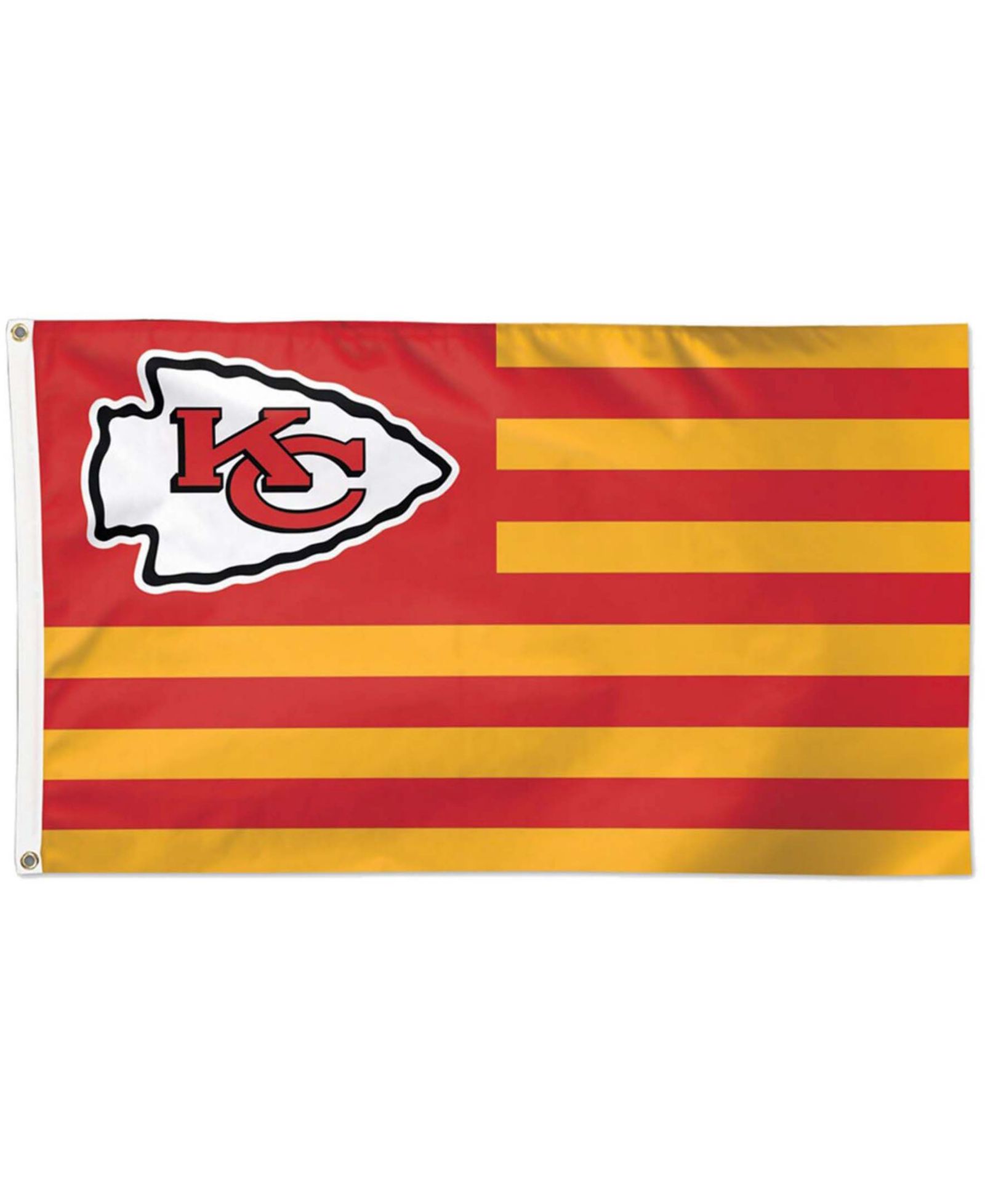 Флаг Wincraft Multi Kansas City Chiefs 3' x 5' Americana Stars Stripes Deluxe