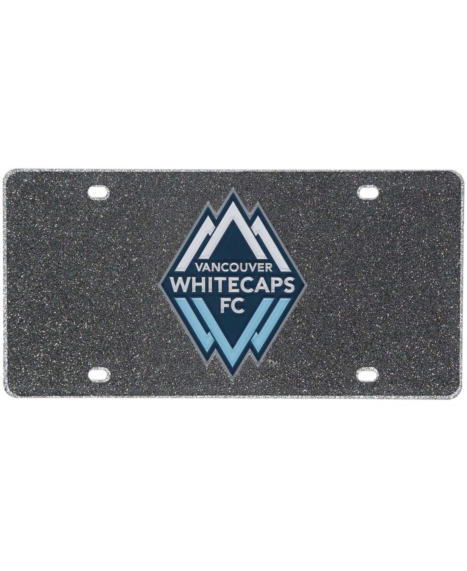 Multi Vancouver Whitecaps FC Acrylic Glitter License Plate