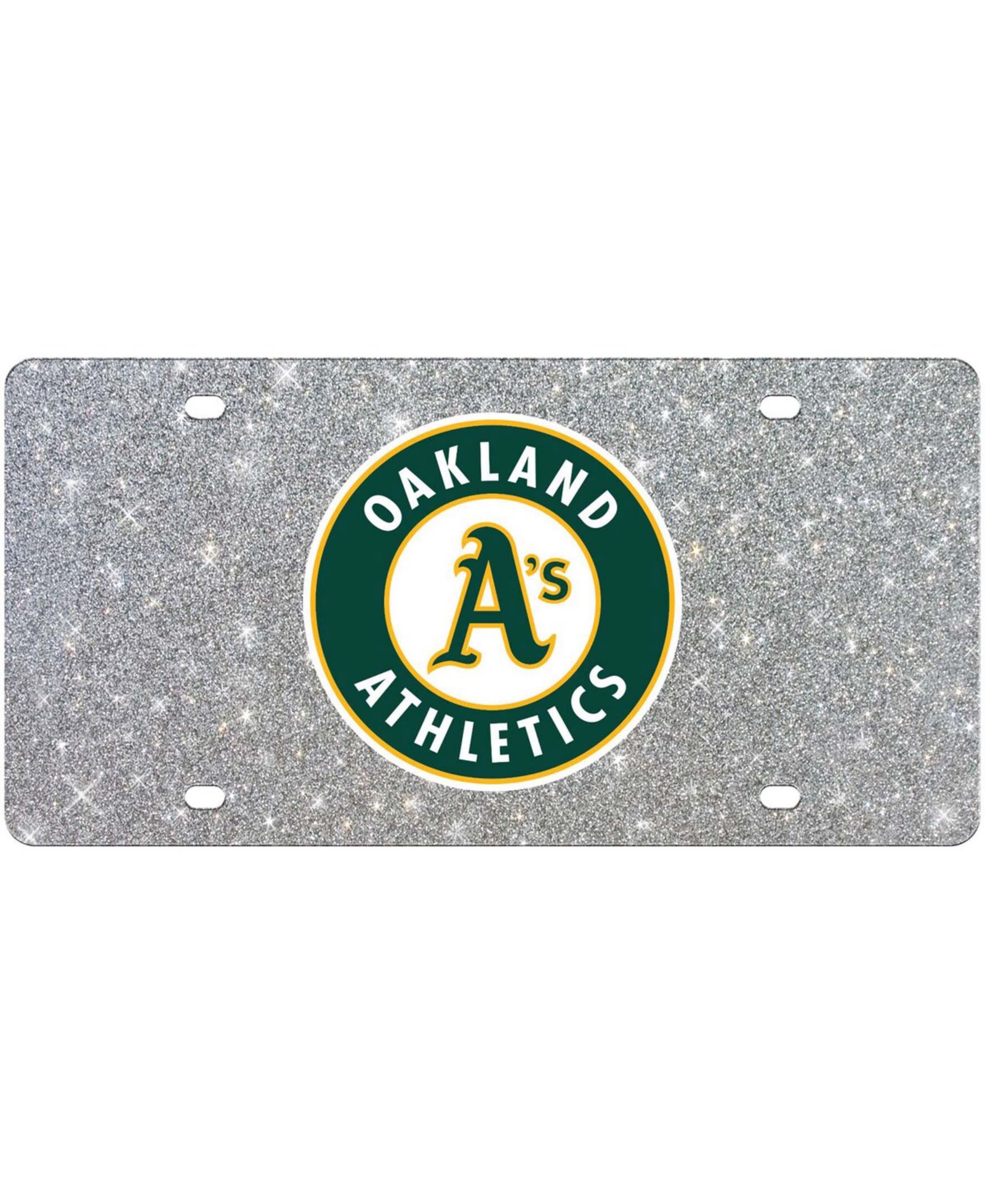 Wincraft акриловый номерной знак Oakland Athletics с блестками